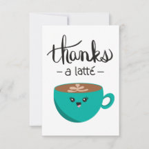 Danke an die Latte Danke-Card
