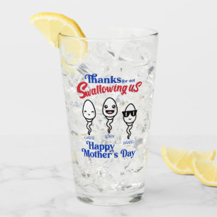 Danke an die Mutter, dass sie uns nicht verschluck Glas