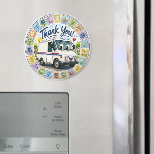 Danke an die Postmitarbeiter Anerkennung Magnet