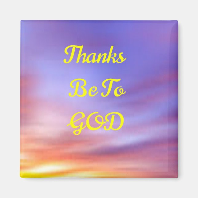 Danke an GOD-Magnet Magnet (Vorne)