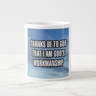 Danke an Gott, dass ich Gottes Tasse der Arbeit bi