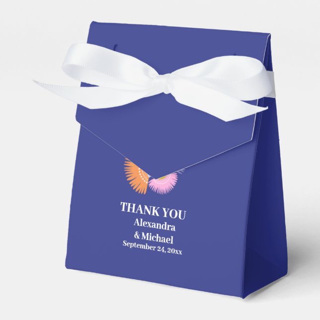 Danke an Griechenland Santorini Wedding Geschenkschachtel (Vorderseite)