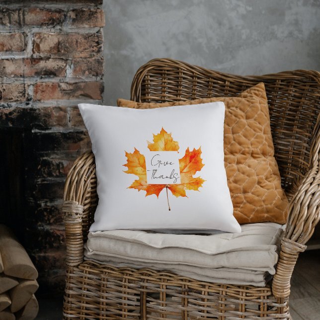 Danke an Herbstlaub Erntedank Kissen (Von Creator hochgeladen)