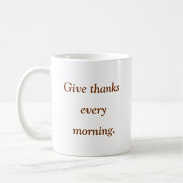 Danke an jeden Morgen Erntedank Kaffee Tasse