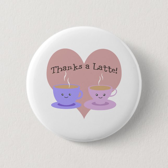 Danke an Latte Button (Vorderseite)