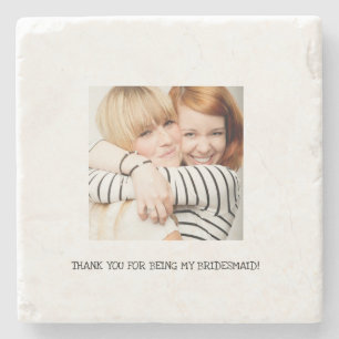 Danke an meine beste Freundin, dass du meine Braut Steinuntersetzer
