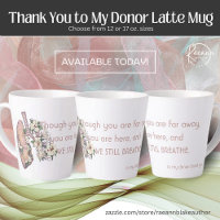 Danke an meine Spender-Latte-Tasse