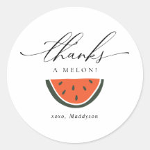 Danke an Melon Birthday Favor