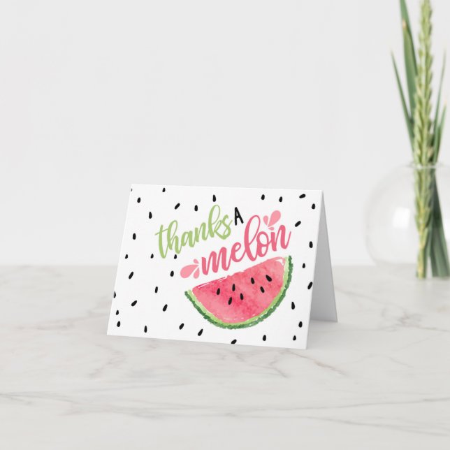 Danke an Melon Danke-Card (Vorderseite)