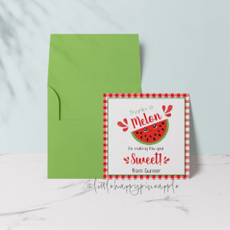 Danke an Melon Danke-Card Einladung