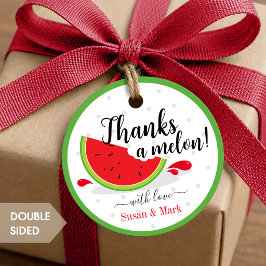 Danke an Melon Watermelon Danke Tag Geschenkanhänger