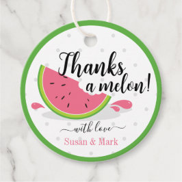Danke an Melon Watermelon Danke Tag Geschenkanhänger