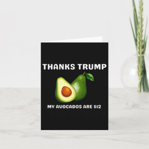 Danke an Trump1 Mein Avocados Karte