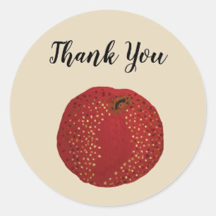 Danke, Apple Teacher Party Stickers