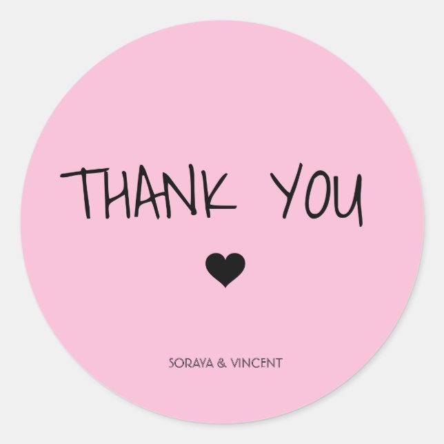 Danke, Aufkleber (Vorderseite)