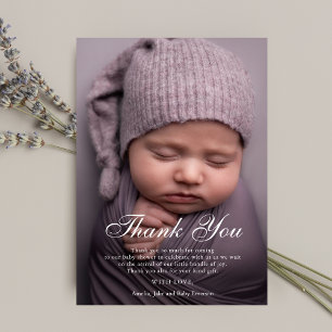 Danke Baby Dusche Personalisiertes Foto Custom