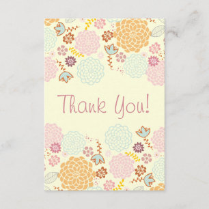 Danke Baby-Duschen-extravagantes modernes Blumen
