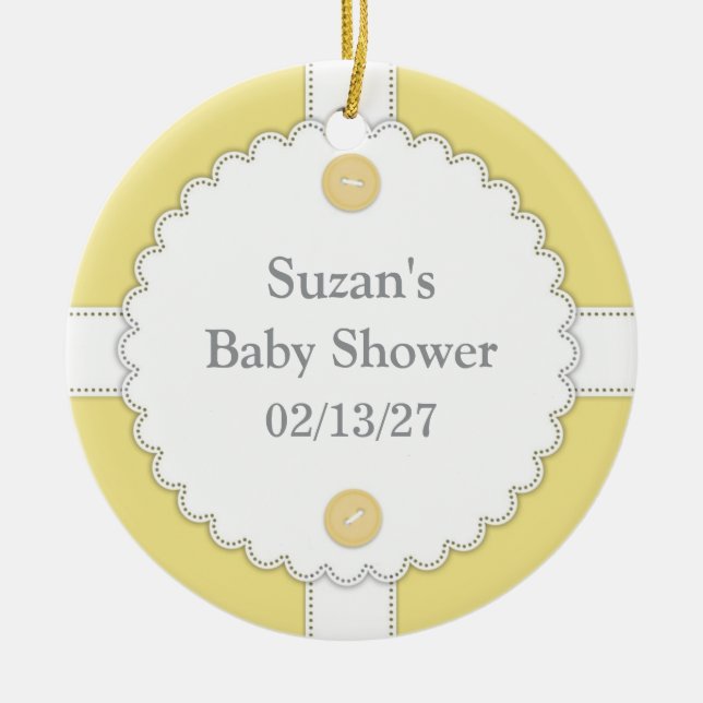 Danke Baby Shower Fevor Ornament (Vorne)