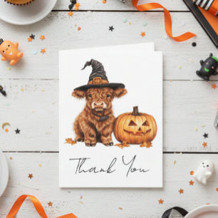 Danke Baby Shower Highland Cow Halloween