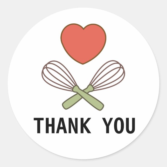 Danke, Baker's Stickers (Vorderseite)