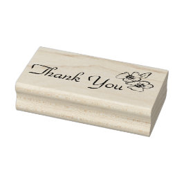 Danke Blume Briefmarke Gummistempel