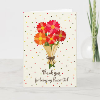 Danke Blumen-Mädchen-Blumenstrauß der Blumen