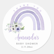 Danke Boho Regenbogen Baby Shower Klassik
