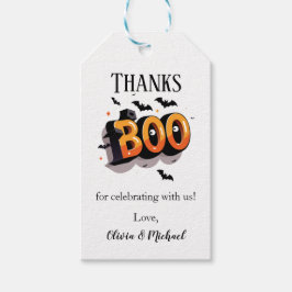 Danke BOO Spooky Halloween Geschenkanhänger