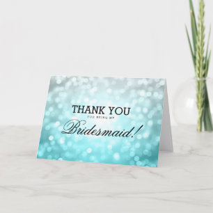 Danke Brautjungfern-Strand Ombre Glitzer-Lichter