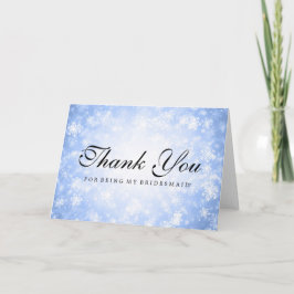 Danke Bridesmaid Blue Winter Wonderland