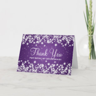 Danke Bridesmaid Winter Sparkle Lila