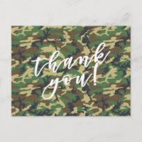 Danke! Camouflage Woodland Military Print