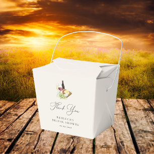 Danke Charcuterie Wein & Käse Junggesellinnenabsch Geschenkschachtel