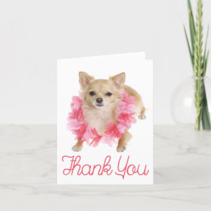 Danke Chihuahua Welpe Hund Blank Notecard