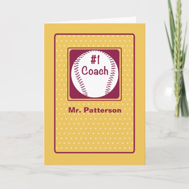 Danke Coach, Danke Nummer 1 (Vorderseite)