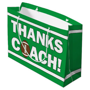 DANKE COACH! Fußballtrainer Große Geschenktüte