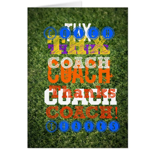 Danke Coach Sports Green Turf farbenfroher Teamspa (Vorne)