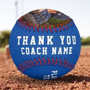 Danke Coach Team Name Nummer Foto Baseball