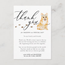 Danke, Corgi Welpenhund Wedding