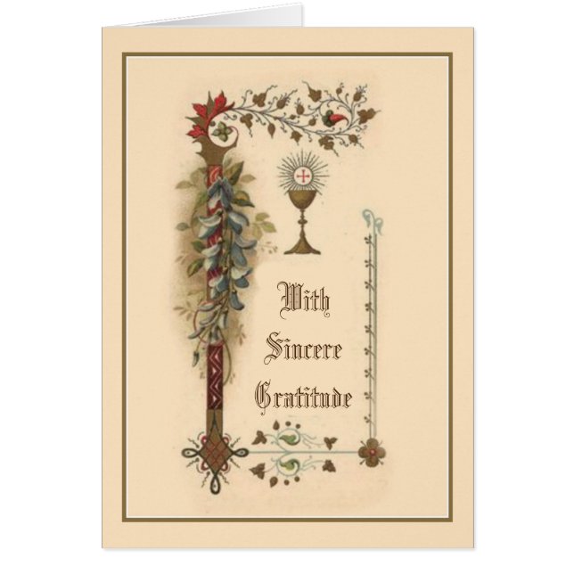 Danke Dankbarkeits-katholischer (Vorne)