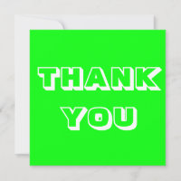 Danke, danke, neon-grün weiß