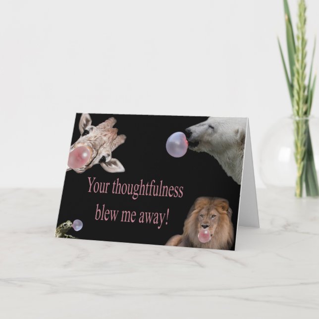 Danke! Dankeskarte (Vorderseite)