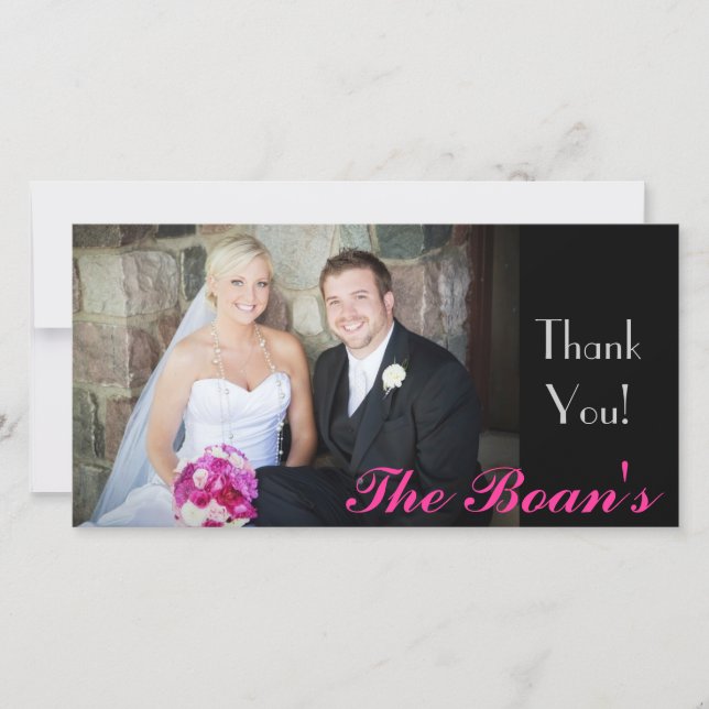 Danke! Dankeskarte (Vorderseite)