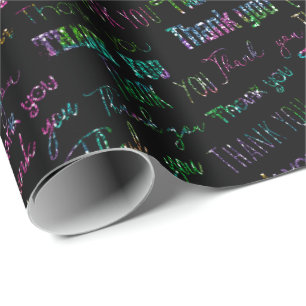 Danke das größte Wort _colorful_smaller Geschenkpapier