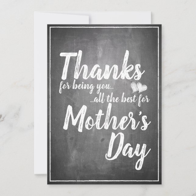 Danke, dass du bist! Muttertagskappe (Vorderseite)