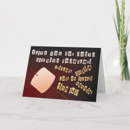 Danke, dass du Camping zusammengeführt hast Dankeskarte