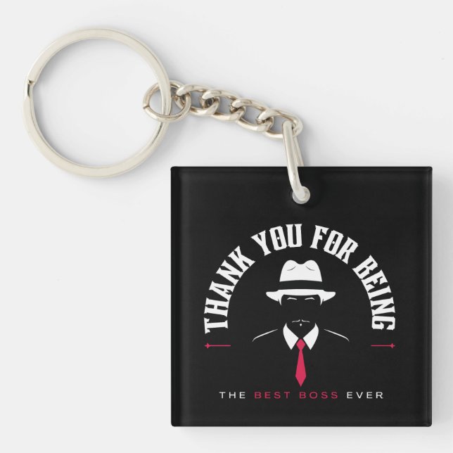 Danke, dass du der beste Boss aller Zeiten bist Schlüsselanhänger (Vorderseite)