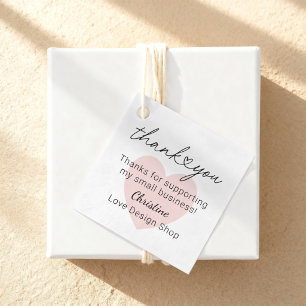 Danke dass du ein kleines Unternehmen unterstützt Geschenkanhänger