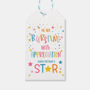 Danke, dass du ein Star-Geschenketikett bist Geschenkanhänger
