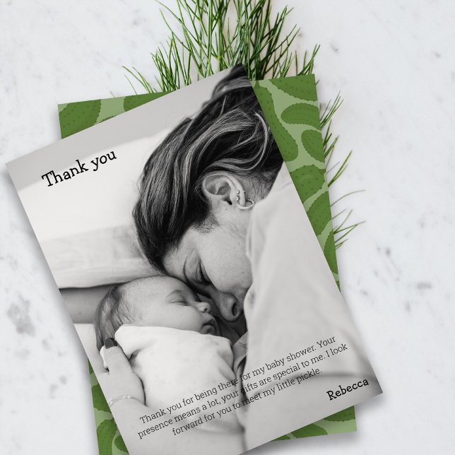 Danke, dass du eine Babydusche mitgenommen hast Dankeskarte (Von Creator hochgeladen)